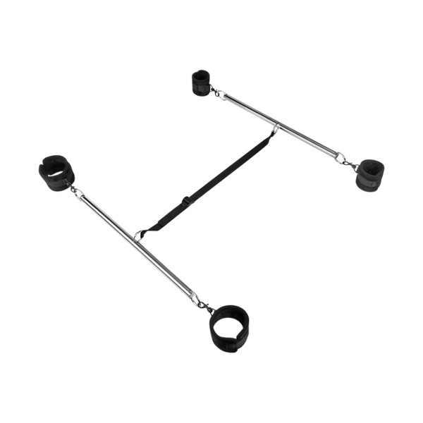 Double Spreader Bar with Soft Cuffs, 4Teile