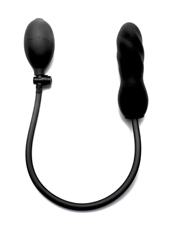 Ouch! Inflatable Silicone Twist: Pump-Dildo