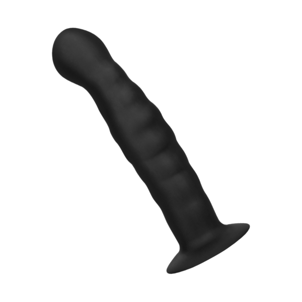 Gerillter Analdildo aus Silikon, 14,5cm