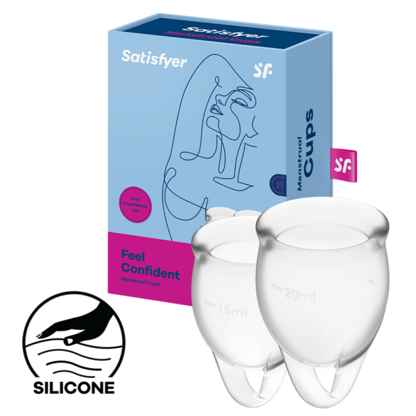 Satisfyer Feel Confident - Menstrual Cup Set, 15&20ml