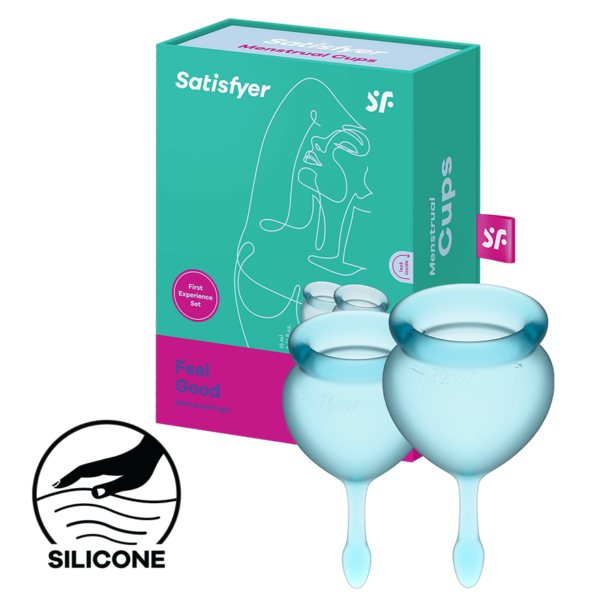 Satisfyer Feel Good - Menstrual Cup Set, 15&20ml