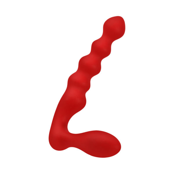 Doppeldildo mit Struktur aus Silikon, 32 cm