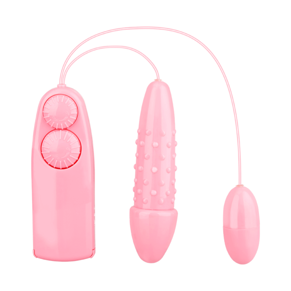 Doppelvibrator mit Fernbedienung, 14 cm