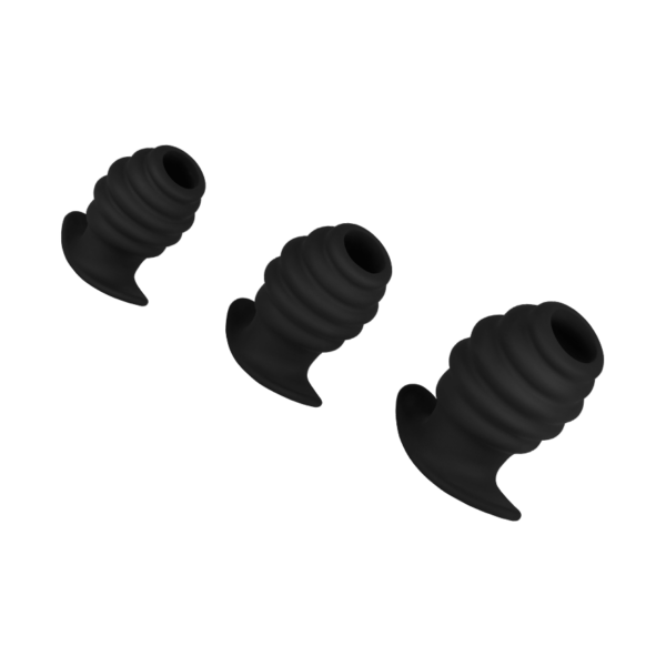 Analplug-Set mit Tunnel, 7,4-10 cm