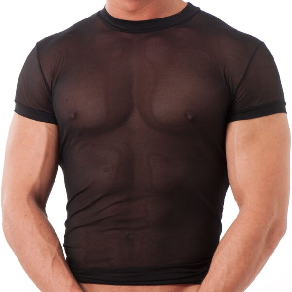 Transparentes T-Shirt aus Mesh