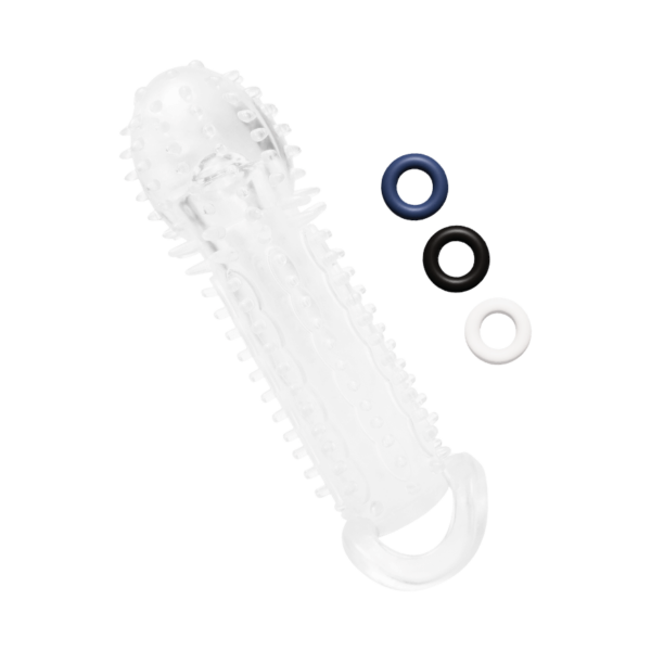 1,5" See-Thru Stretch Penis Extender, 15,5 cm