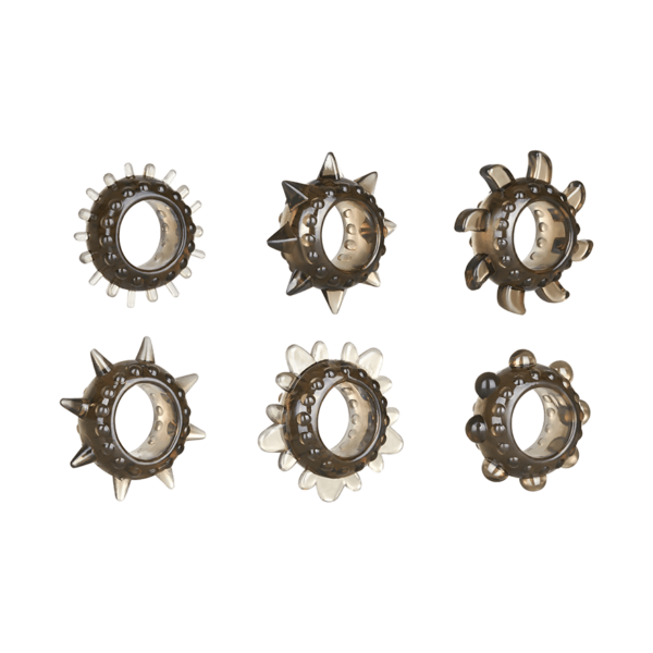 Ring Set, 1,5 -3,5 cm, 6 Stück