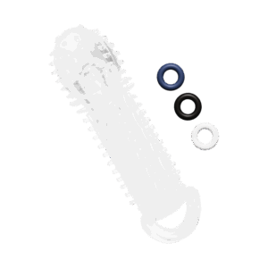 1,5" See-Thru Stretch Penis Extender, 15,5 cm