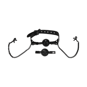 Ball Gag & Nipple Clips