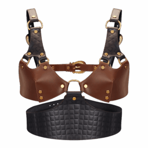Bustier aus Reitleder