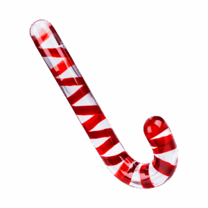 Dildo in Zuckerstangen-Optik, 20,5 cm