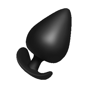 Dildo mit innenliegender Kugel aus Silikon, 11 cm