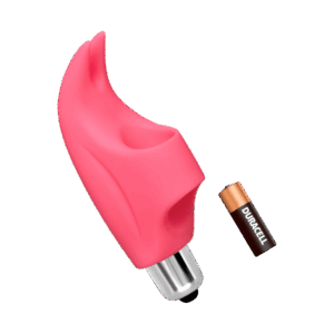Fingervibrator aus Silikon, 10 cm