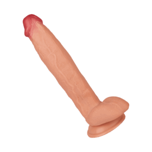 Massiver Naturdildo aus Silikon, 31,5 cm