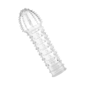Penishülle mit weichen Noppen, 15 cm