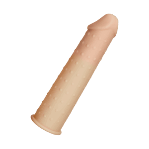 Penisverlängerung mit Noppen aus Silikon, 16 cm