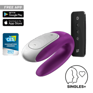 Satisfyer Double Fun Connect App, 9,5 cm, mit Fernbedienung