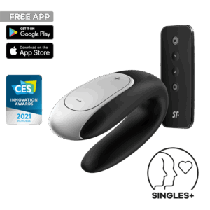 Satisfyer Double Fun Connect App, 9,5 cm, mit Fernbedienung