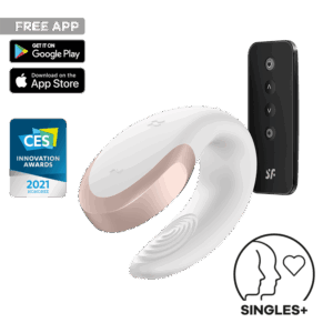Satisfyer Double Love Connect App, 8,5 cm, mit Fernbedienung