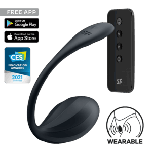 Satisfyer Ribbed Petal Connect App, 11 cm