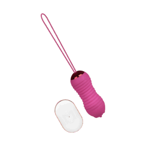 Stoßendes Vibro-Ei mit Zunge, 9 cm