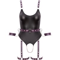 Straps-Body inklusive Gürtel mit Soft-Armfesseln