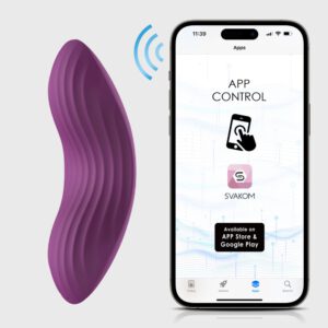 Auflegevibrator „Edeny“, 11 Vibrationsmodi per App