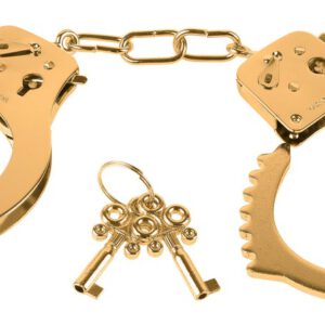 Handschellen „Gold Metal Cuffs“, in Goldoptik