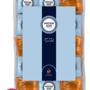 Kondome „57 mm“, transparent, hauchdünn, feucht