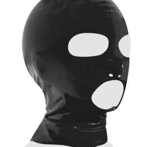 Kopfmaske aus Latex, mit Nasenlöchern
