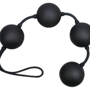 Liebeskugeln „Black Balls Velvet“, 4 Kugeln, 108 g, Ø 3,5 cm