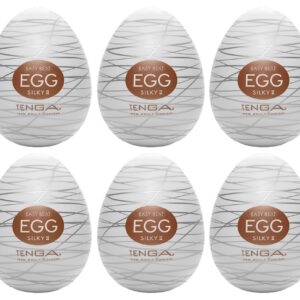 Masturbator „Egg Silky II“ mit neuer Rillenfaden-Stimulationsstruktur