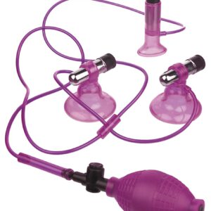 Nippel- und Klitorissauger „Vibrating Triple Suckers“, mit Vibration