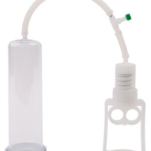 Penispumpe „PROFESSIONAL“, glasklar mit Kolbengriffpumpe