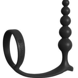 Penisring „Ass-Gasm Cockring Anal Beads“ mit Kugel-Analplug