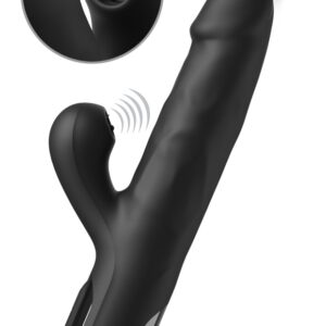 Rabbitvibrator „Sonix Silicone Thruster“ mit Stoßfunktion