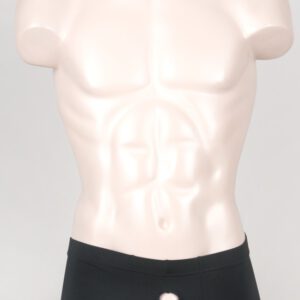 Showmaster mit Öffnungen für Penis und Hoden