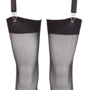 Strapsgurt im Wetlook plus Strapsstrümpfe