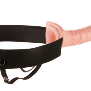 Umschnalldildo „10" Flesh Hollow Strap-on“, hohl